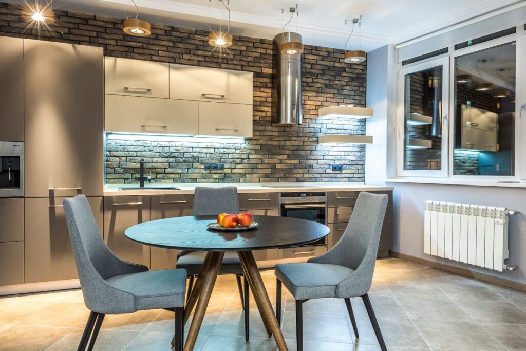 Aus Care Community Services | Local NDIS Providers | Can the NDIS Pay for Cleaning? What’s Covered A clean, bright kitchen with a round dining table
